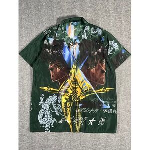 Vintage Y2K Gazoz Big Brother Anime Graphic Print Size Small Button Down Shirt
